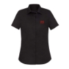 Picture of Ladies Classic Fit Short Sleeve Shirt - Black